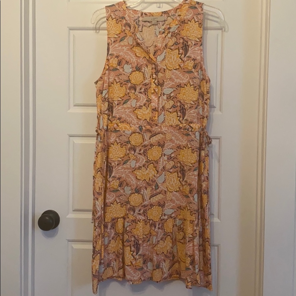 Loft Ruffle Hem Dress